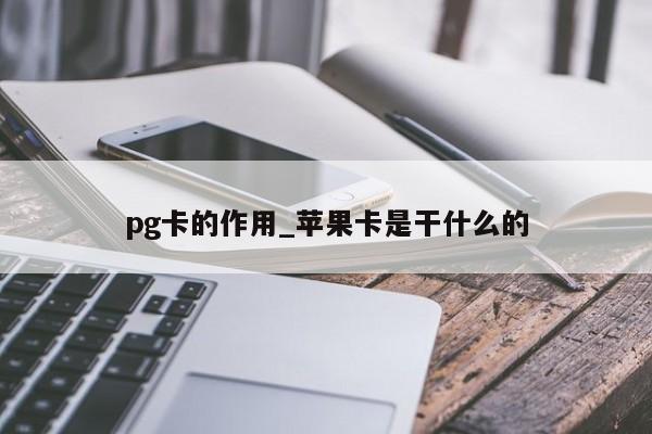 pg卡的作用_苹果卡是干什么的